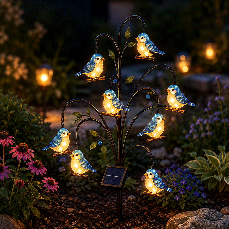 🦩Bird-Shaped Solar Stump Light