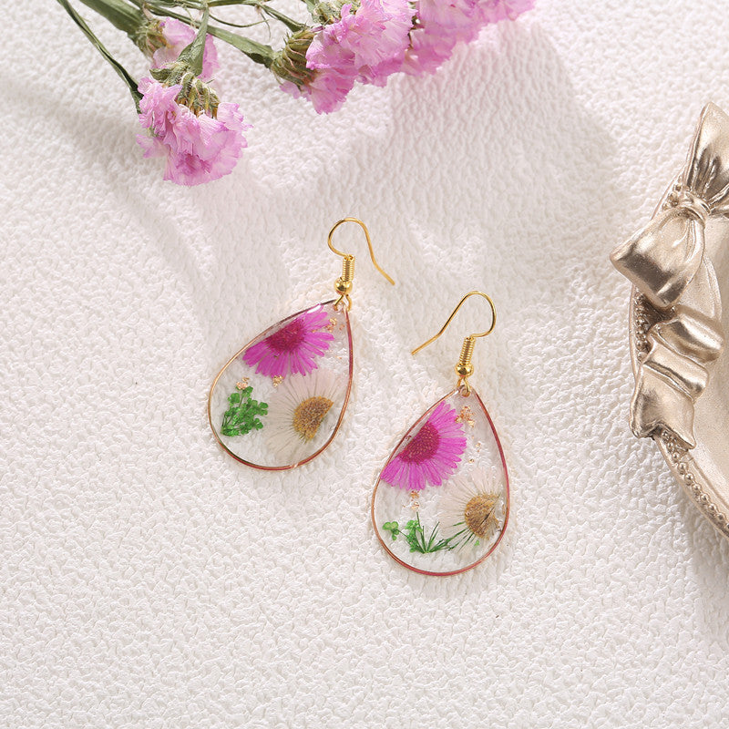 The Beauty Of Nature-Daisy Flower Earrings