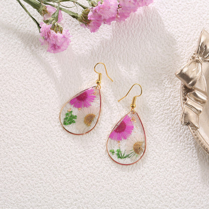 The Beauty Of Nature-Daisy Flower Earrings