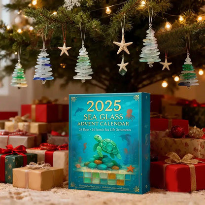 🔥LAST DAY 49% OFF🌊2025 Sea Glass Advent Calendar · Ocean Treasures