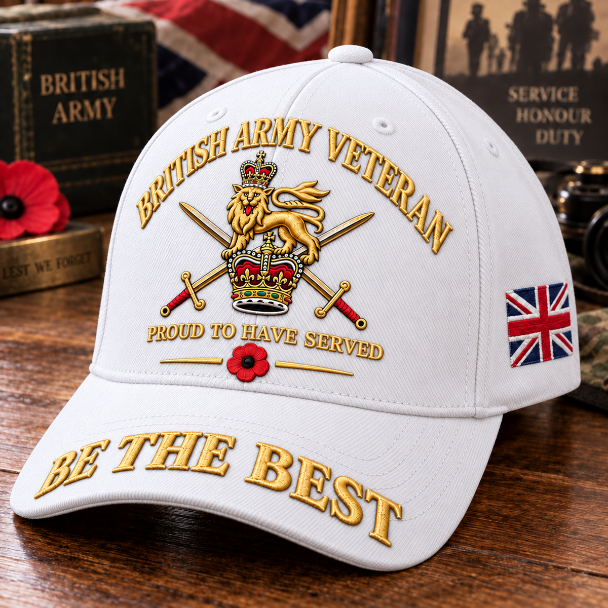 🇬🇧🎖️ British Army Veteran “Proud To Have Served” Tribute Cap