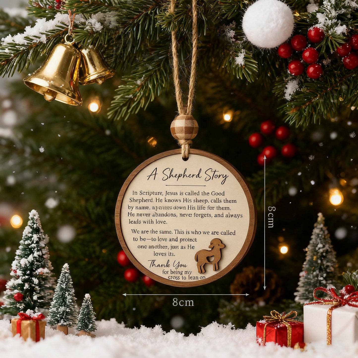 🌟🙏 Good Shepherd Christmas Ornament 🎁