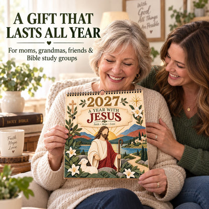 ✝️✝️  2027 Walking With Jesus Wall Calendar