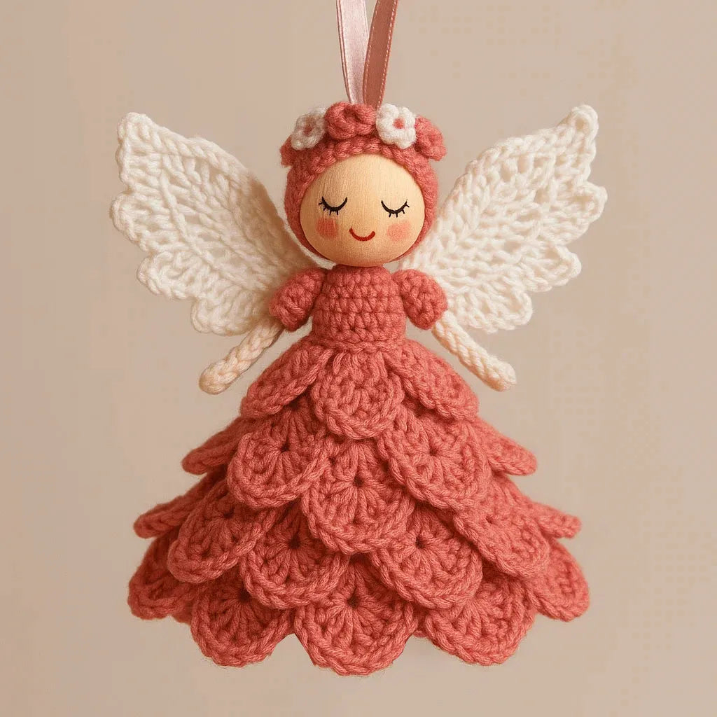 Handmade Crochet Angel Ornament