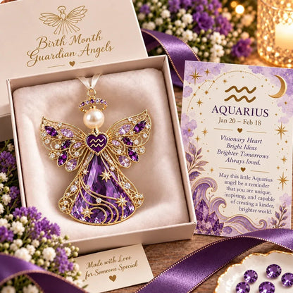 👼 Weihnachtliche Sternzeichen-Schutzengel-Erinnerungsstücke | 12 Sternzeichen mit juwelenfarbenen Designs & bedeutungsvollen Geschenkkarten ✨