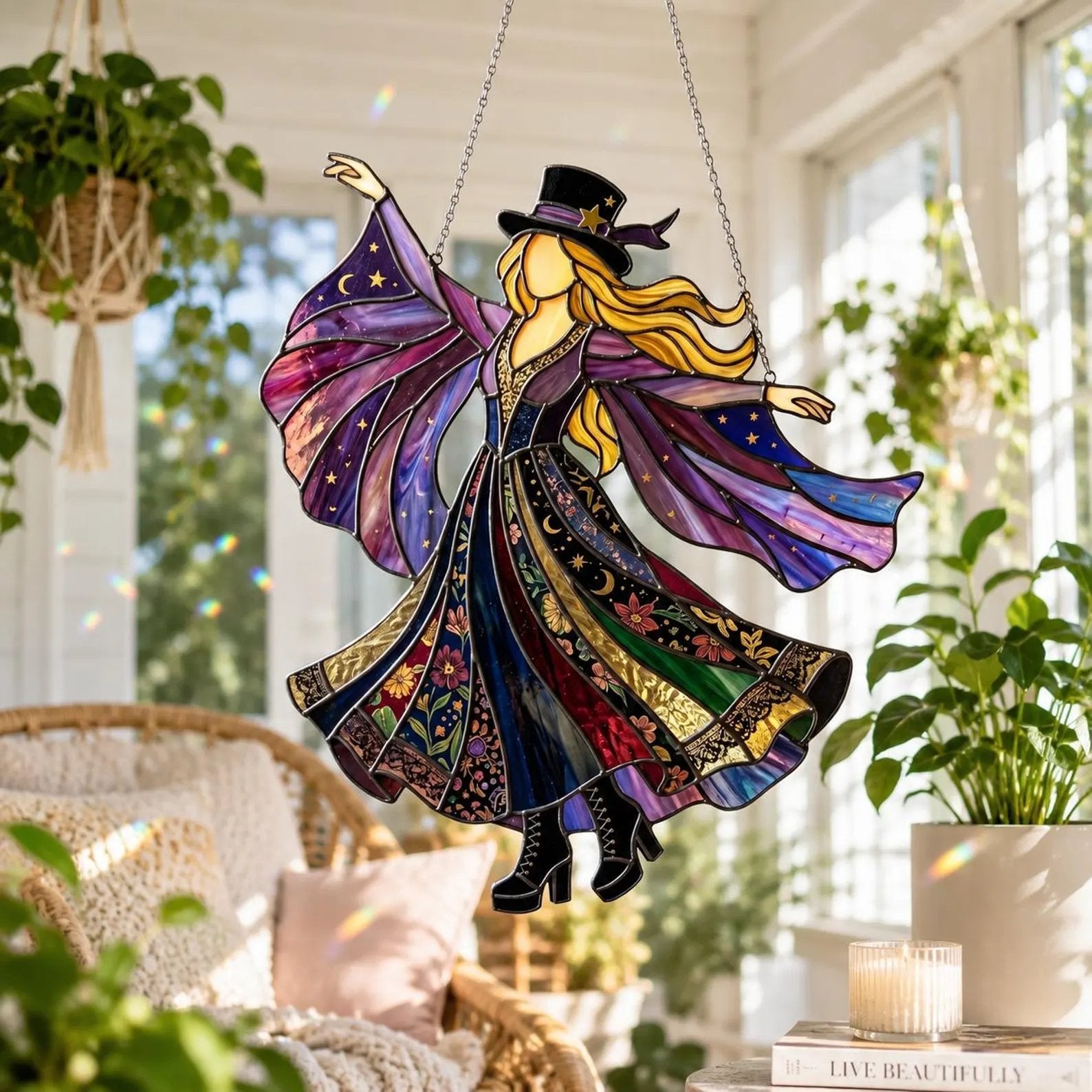 💥💥LAST DAY 50% OFF - 💃Stevie Nicks🤘Handmade  Spinner