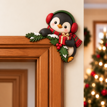 🎅🎅🎅2026 Christmas Gift 50% Off--Christmas Peekaboo Door Frame Corner Decor