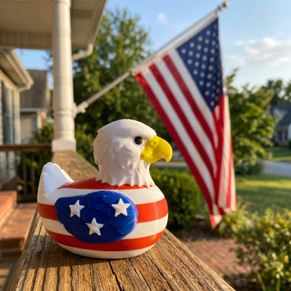 🦅 American Eagle USA Duck - 3D Printed Patriotic Figurine