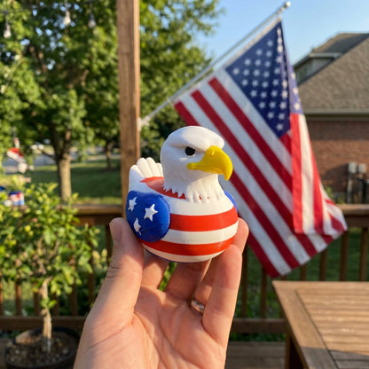 🦅 American Eagle USA Duck - 3D Printed Patriotic Figurine