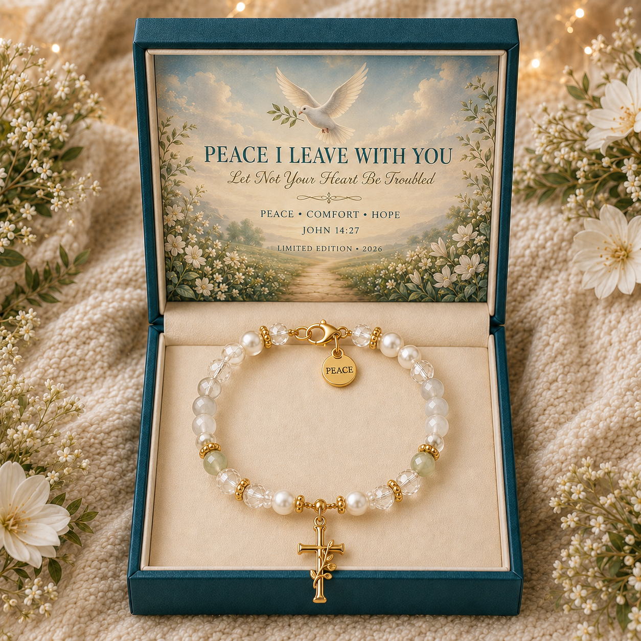 🎅 2026 Christmas Gift 50% Off--✝️ Scripture Faith Bracelet Collection