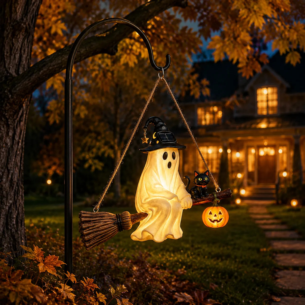 🌙🌙Solar Ghost Hanging Light ——From Daylight Charm to Evening Glow