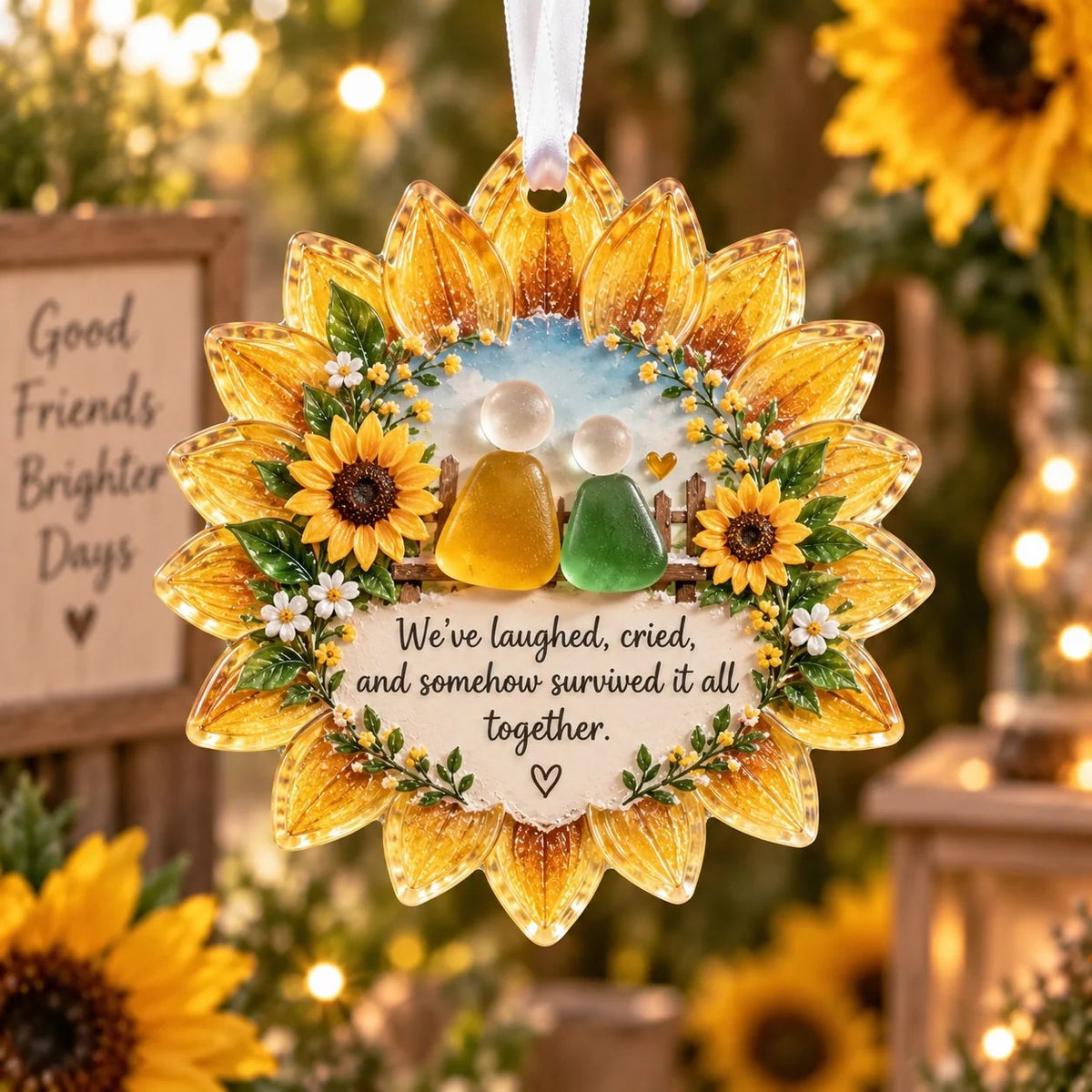 🎅 2026 Christmas Gift 50% Off--🌸 Floral Christmas Ornament – Heartfelt Holiday Keepsake for Loved Ones