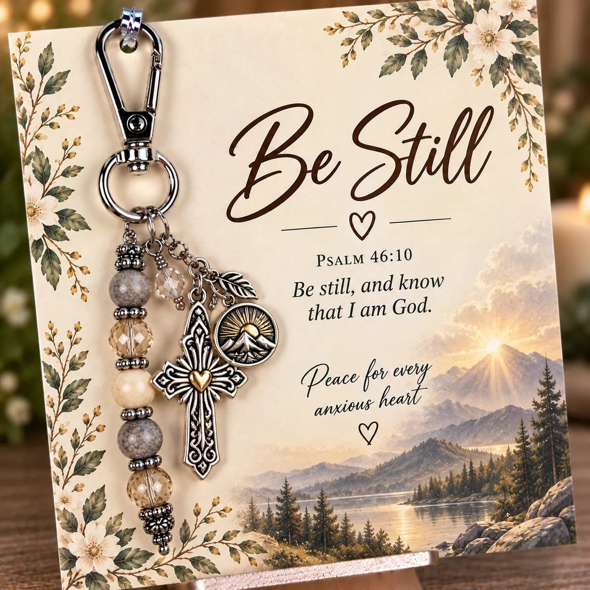 ✝️ Carry Your Faith With You - Christian Scripture & Prayer Keepsake Keychain
