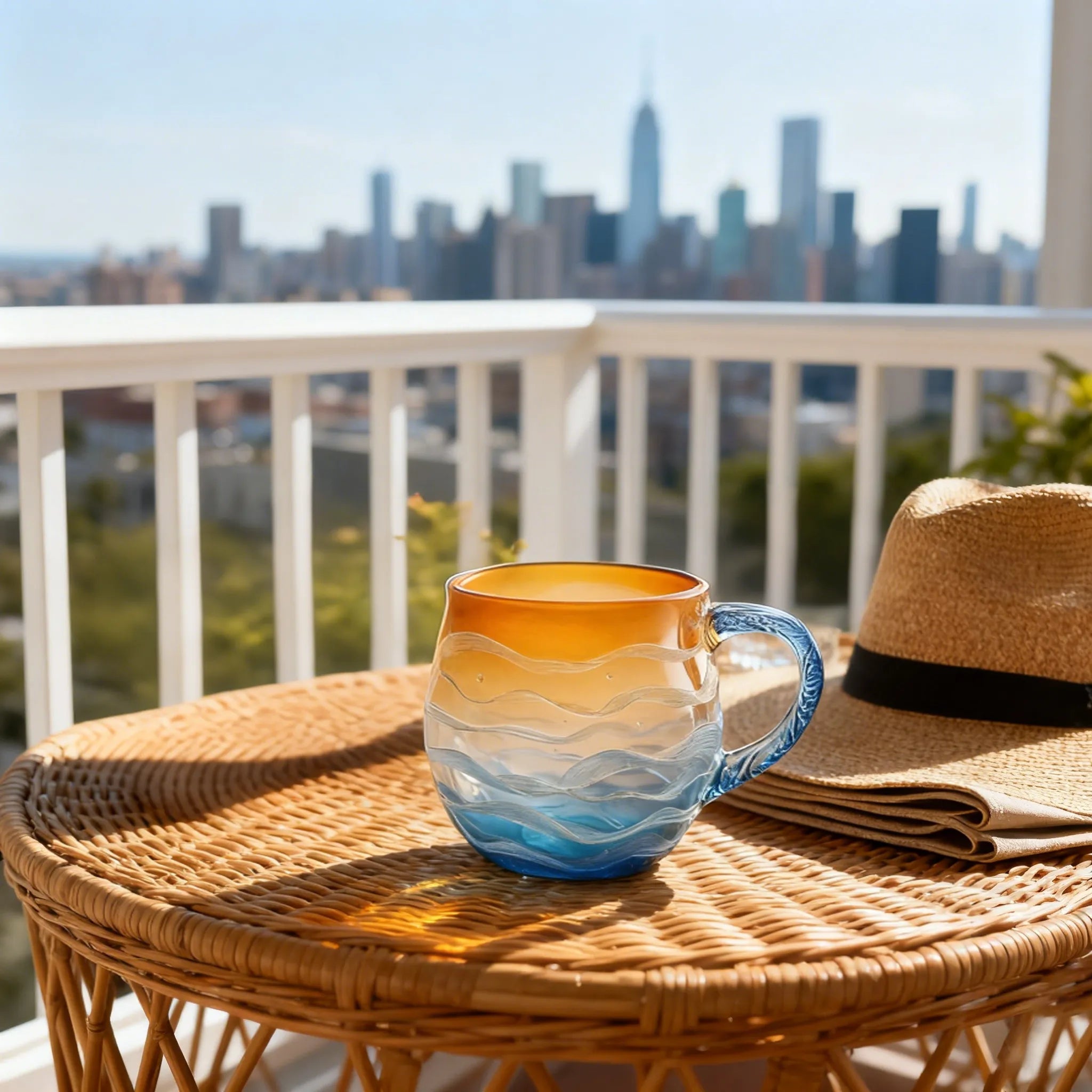 🌊 Sea Glass Sunset Mug