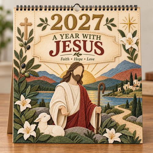 ✝️✝️  2027 Walking With Jesus Wall Calendar