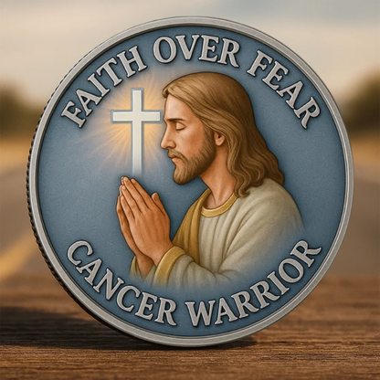 🙏✝️ Cancer Warrior Prayer Coin