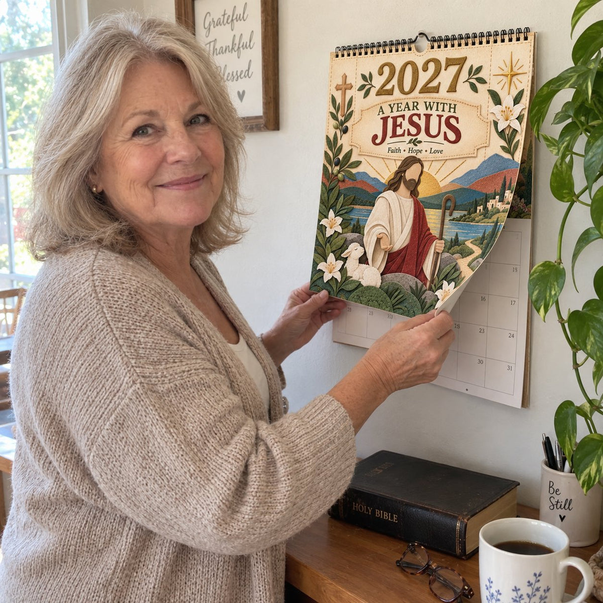 ✝️✝️  2027 Walking With Jesus Wall Calendar