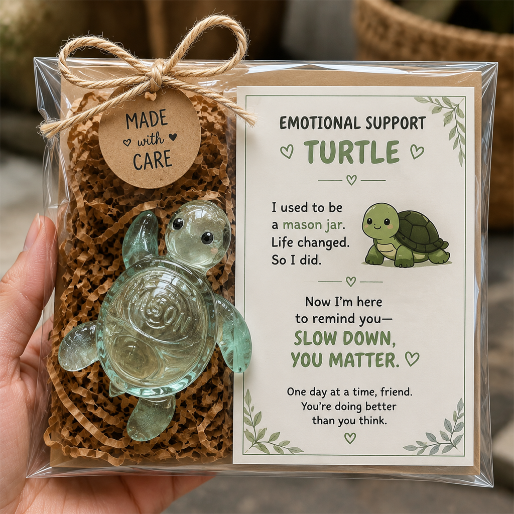 🐢🐢Original Recycled Glass Support Turtle