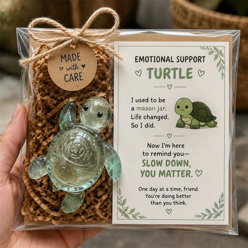🐢🐢Original Recycled Glass Support Turtle