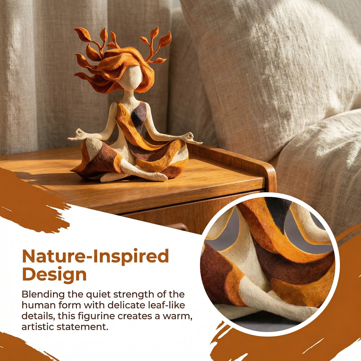 🧘‍♀️🧘‍♀️Serenity Growth | Inner Harmony Sculptural Figurine
