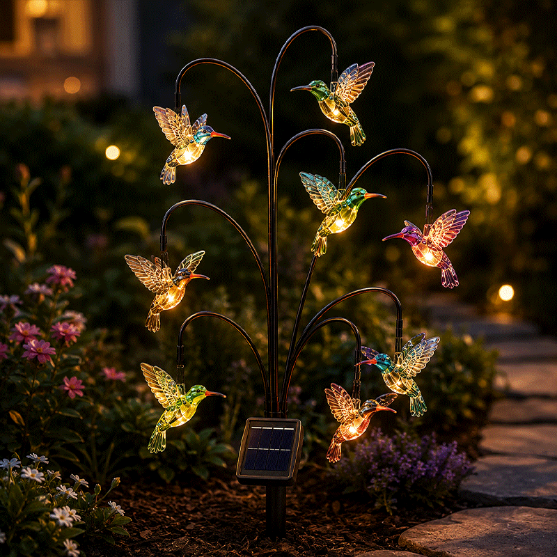 🦩🦩Bird-Shaped Solar Stump Light