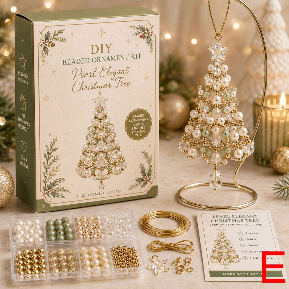 🎅🎅 2026 Christmas Gift 50% Off--DIY Christmas Tree Beaded Ornament Kit