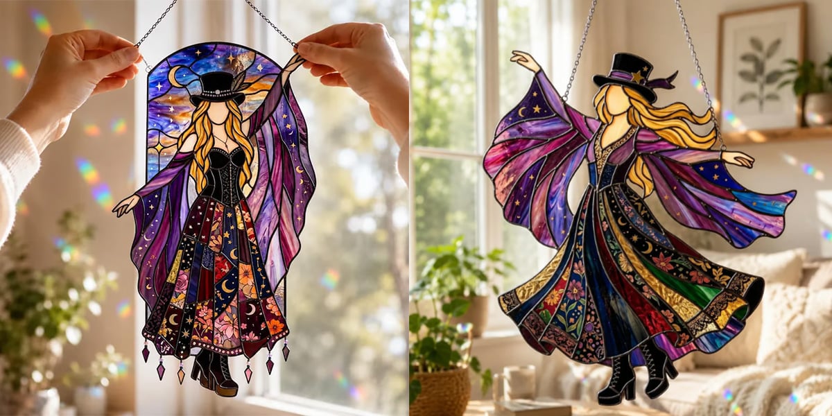 💥💥LAST DAY 50% OFF - 💃Stevie Nicks🤘Handmade  Spinner