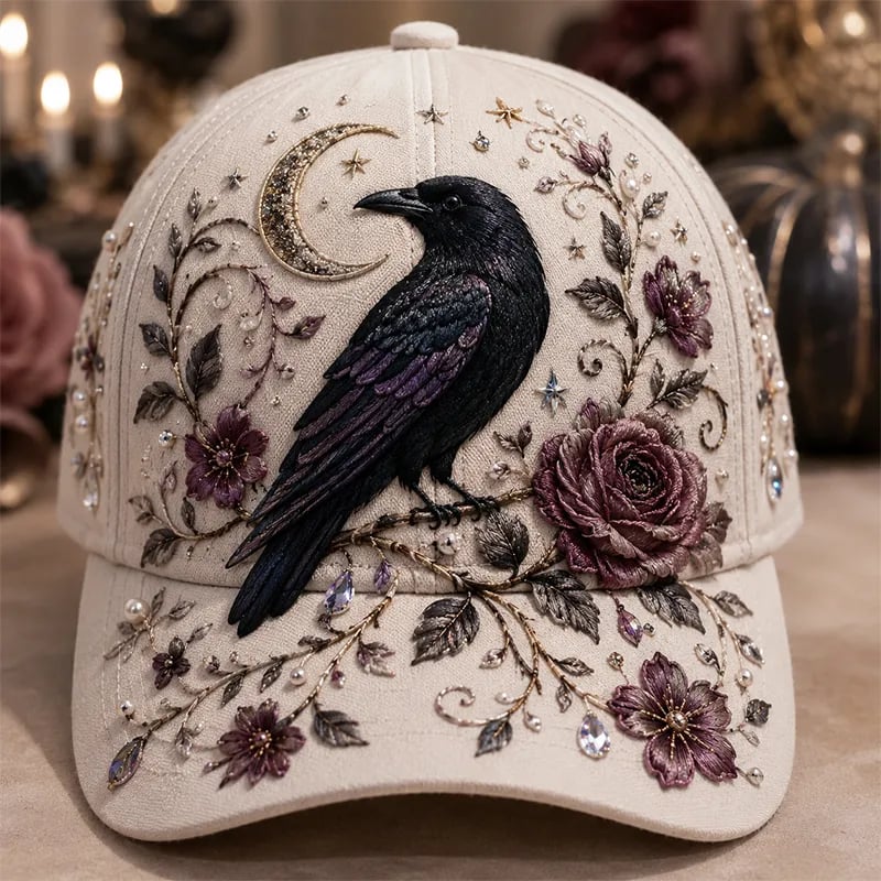🎃 🎃 3D Halloween Embroidery Cap | Spooky Cute Adjustable Hat for Fall Outfits, Daily Styling & Halloween Parties