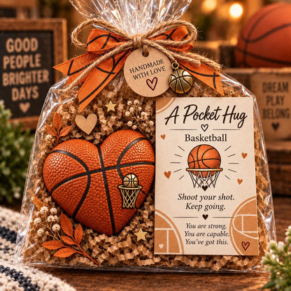 🏆🏆  Sports Pocket Hug – Inspirational Keepsake Gift for Athletes & Sports Lovers ❤️