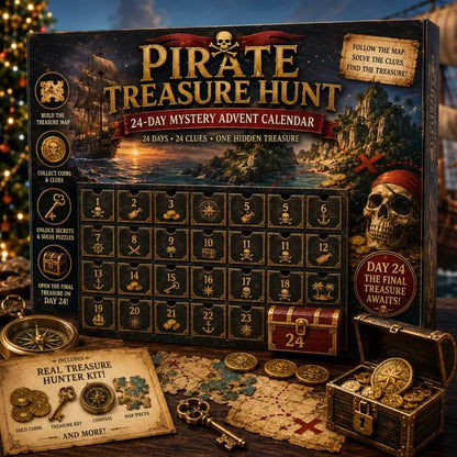 ⏳ Last Day 49% OFF – 🎁✨24-Day Mystery Adventure Advent Calendar Collection | 24 Clues, Hands-On Puzzles & One Final Reveal