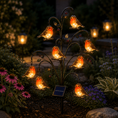 🦩🦩Bird-Shaped Solar Stump Light