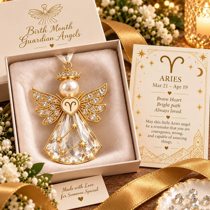👼 Weihnachtliche Sternzeichen-Schutzengel-Erinnerungsstücke | 12 Sternzeichen mit juwelenfarbenen Designs & bedeutungsvollen Geschenkkarten ✨