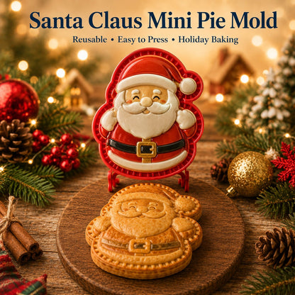 ⏳ Last Day49% OFF – 🎄 9-Design Christmas Mini Pie Mold Collection | Reusable Embossed Molds for Shaping Detailed Santa, Snowman, Reindeer, Tree & Holiday Pies 🥧✨
