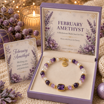 🎅 🎅 2026 Christmas Gift 50% Off--💎 Birthstone Meaning Bracelet | Limited Edition 2026