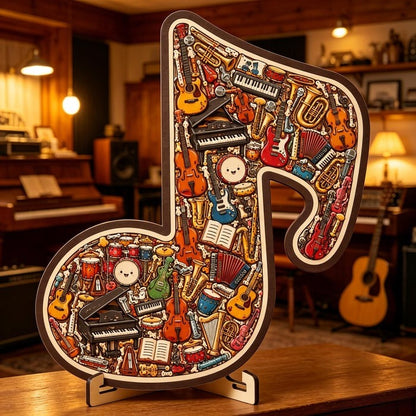 🔥Last Day 50% OFF - 🎶Musical Note Instrument Jigsaw Puzzle Ornament(✨Buy 2 Free Shipping)