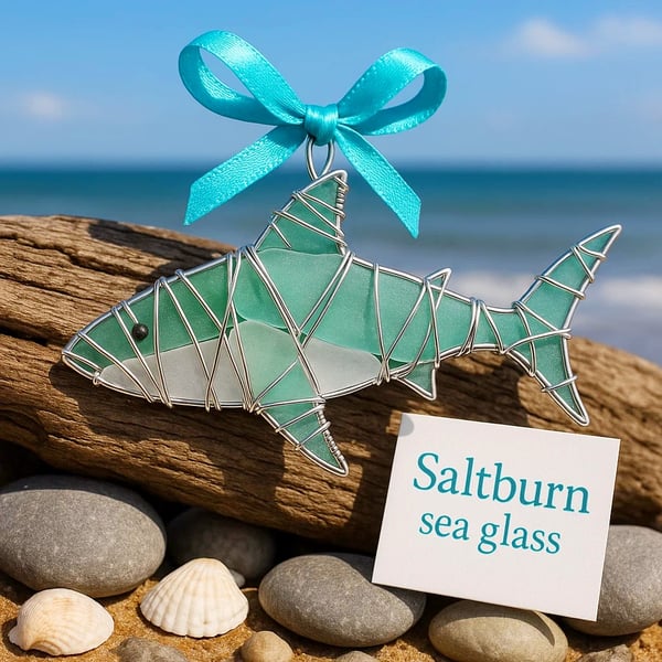 🌊✨Sea Glass Marine Life Ornaments