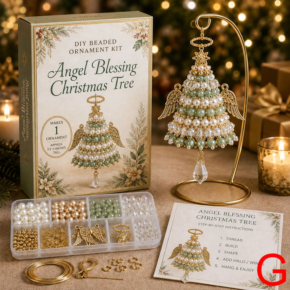 🎅🎅 2026 Christmas Gift 50% Off--DIY Christmas Tree Beaded Ornament Kit