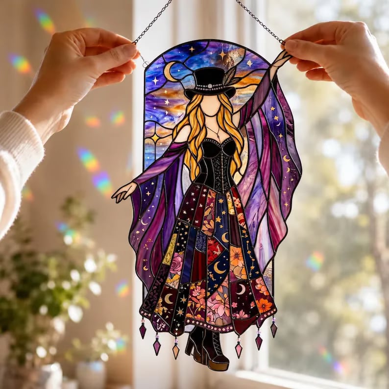 💥💥LAST DAY 50% OFF - 💃Stevie Nicks🤘Handmade  Spinner