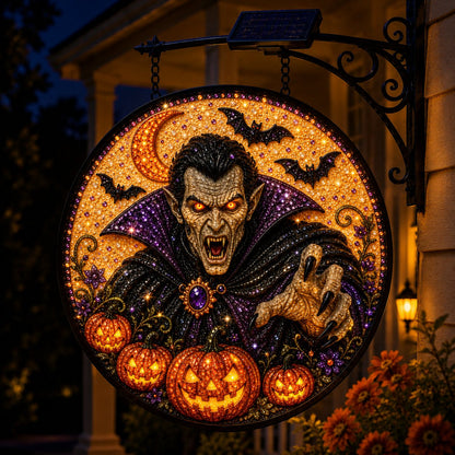 🎃🎃 Solar Halloween LED Hanging Sign Light 👻