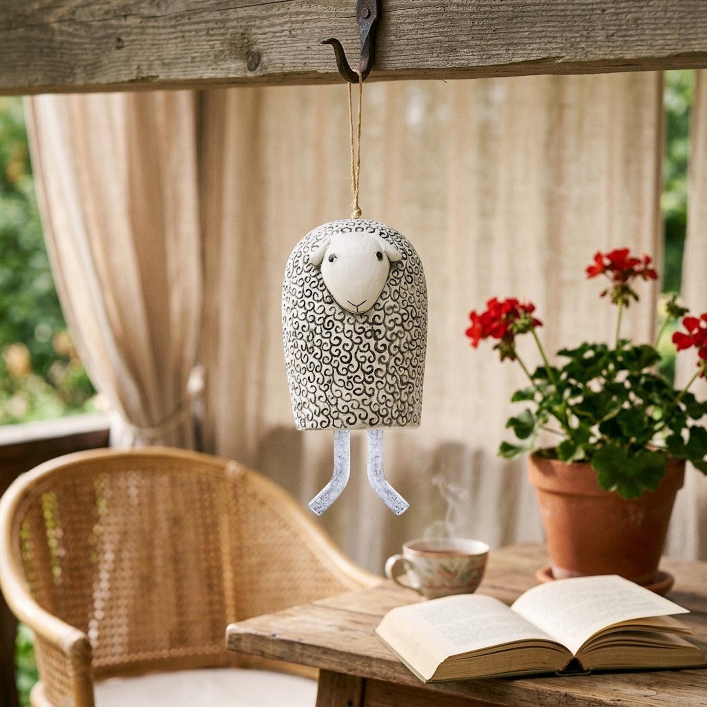 🎐Handmade Whimsical Animal Wind Chime Ornaments