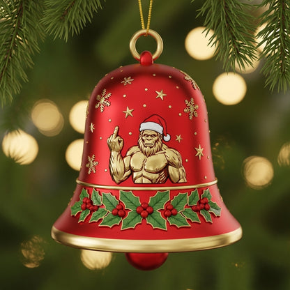🌲Christmas Gifts--Bigfoot Christmas Bell Ornamen