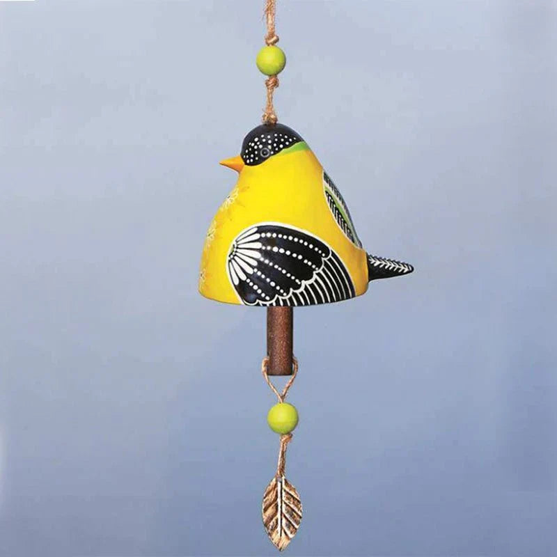 🐦🐦Hand-Painted Ceramic Bird wind Chimes (Handmade by Jordan Maynard®)-Buy 2 Free Shipping