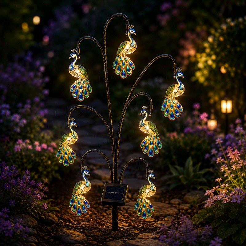 🦩🦩Bird-Shaped Solar Stump Light
