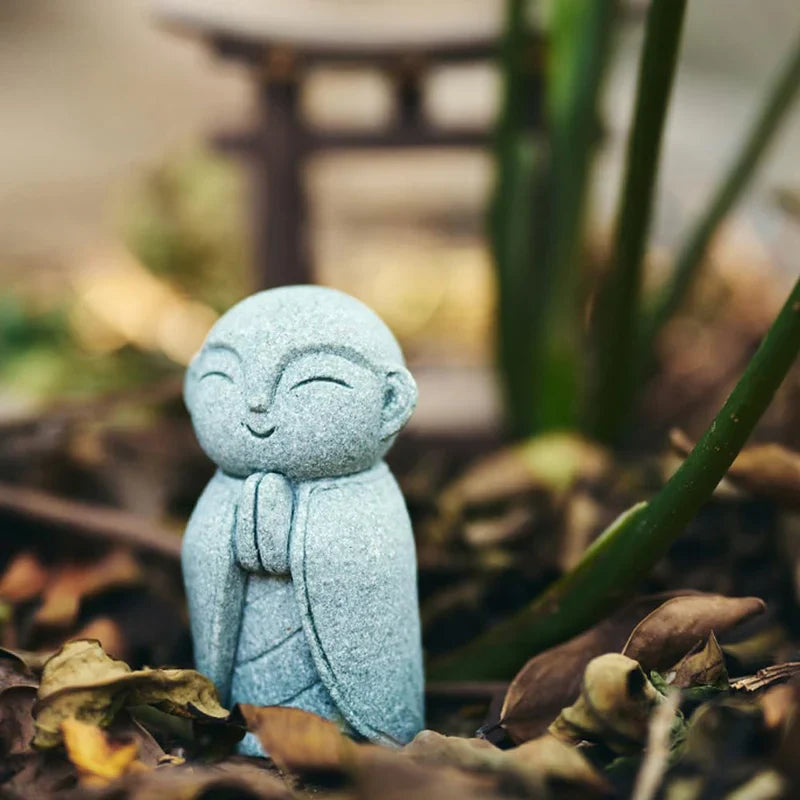 🧘🧘Summer Sale 50% OFF🔥Handcrafted Mini Stone Zen Jizo Statue