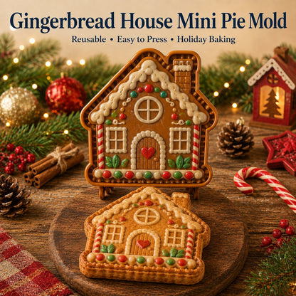 ⏳ Last Day49% OFF – 🎄 9-Design Christmas Mini Pie Mold Collection | Reusable Embossed Molds for Shaping Detailed Santa, Snowman, Reindeer, Tree & Holiday Pies 🥧✨