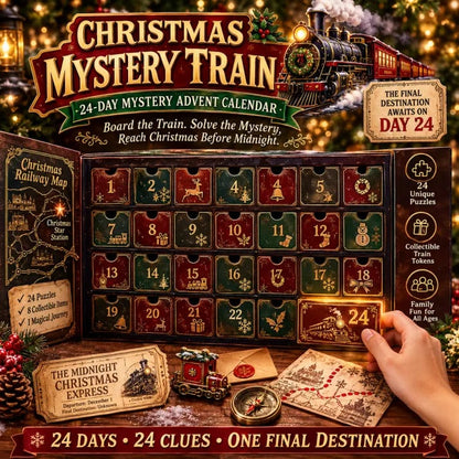 ⏳ Last Day 49% OFF – 🎁✨24-Day Mystery Adventure Advent Calendar Collection | 24 Clues, Hands-On Puzzles & One Final Reveal