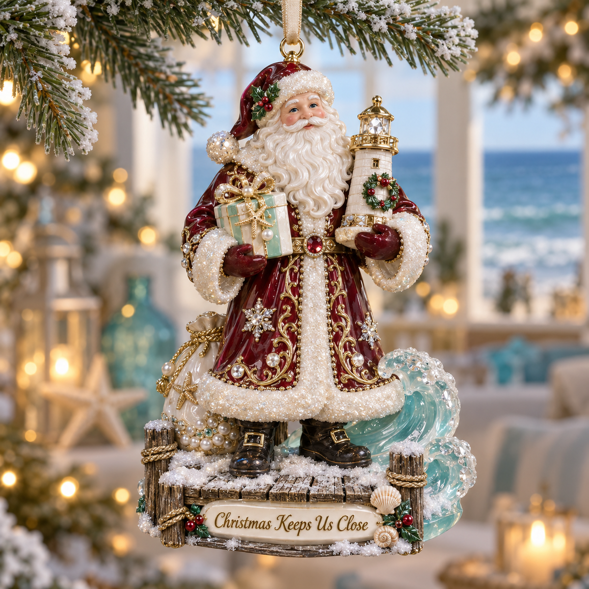 🎅 🎅 2026 Christmas Gift 50% Off--Coastal Christmas Magic Christmas tree ornaments