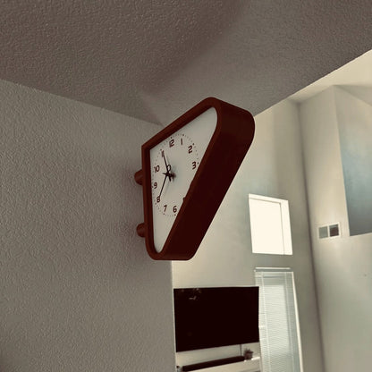 1970s Inspired Double Sided Station Clock