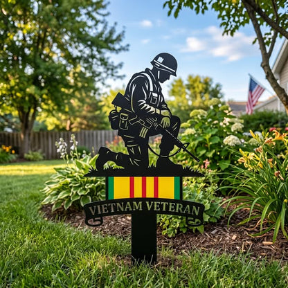 🔥🔥Last Day 50% OFF🔥- Vietnam Veteran Tribute Garden Stake – Honor and Respect