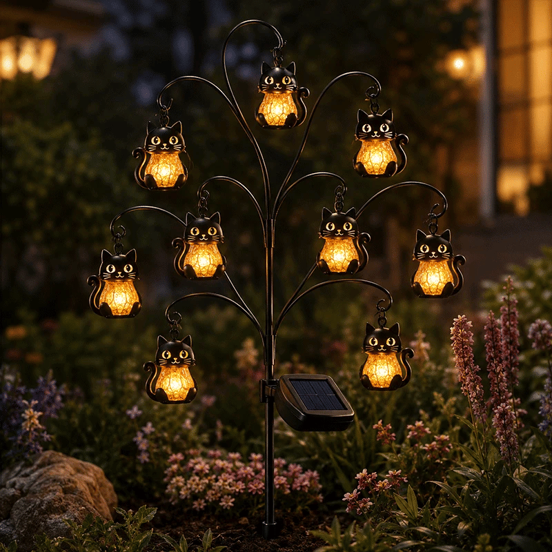 🎃🎃 Halloween Solar Tree Stump Light